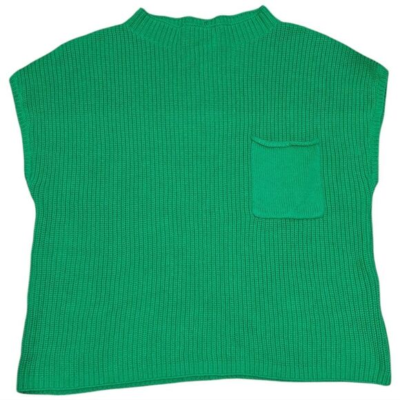 By Together Sweaters - By Together Dolman Rib Knit Sweater Emerald Green, Sz L